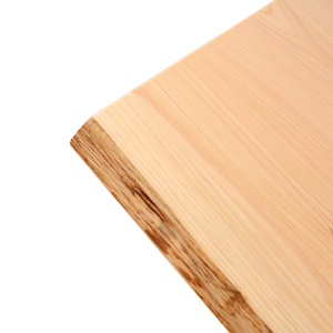木の皮付き天板（学習机用オプション）